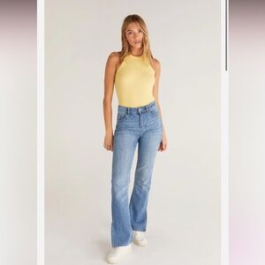 New Heartloom Kiel Cami & Z Supply Lilly Rib Tank in Yellow in small